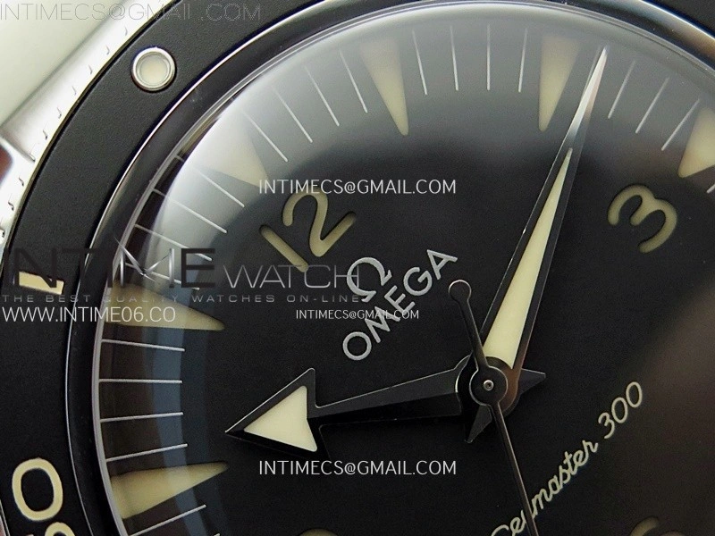 Seamaster 300 Master Spectre 234.30.41.21.01.001 SS VSF Best Edition Black Dial on Bracelet A8912